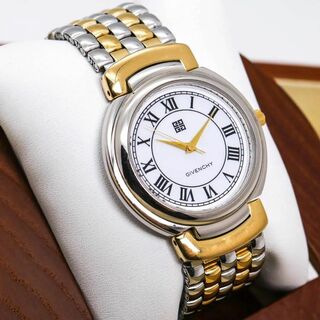 ジバンシィ(GIVENCHY)の◆美品 稼働  GIVENCHY 腕時計 4Gロゴ 新品電池 メンズ v(腕時計(アナログ))