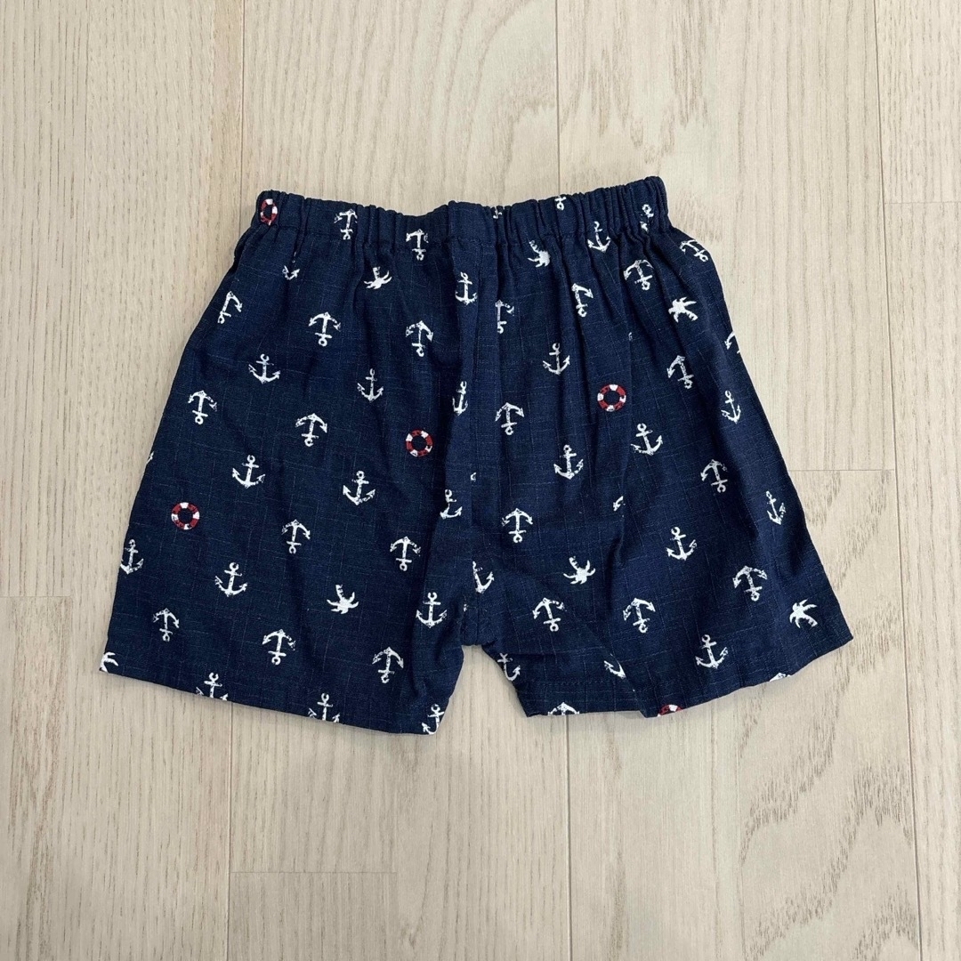 BeBe(ベベ)の甚平　ネイビー キッズ/ベビー/マタニティのキッズ服男の子用(90cm~)(甚平/浴衣)の商品写真