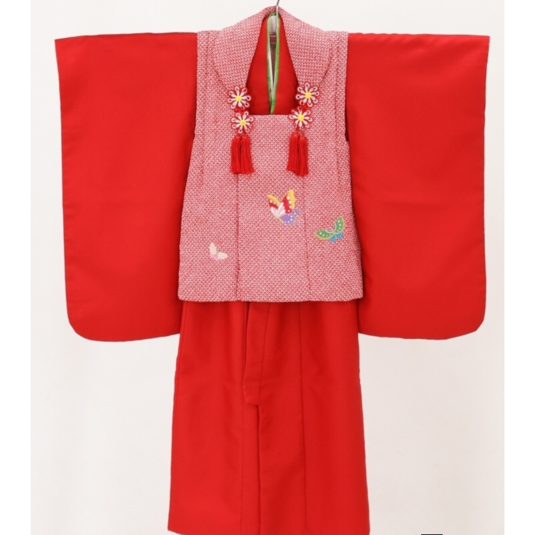 【値下げ】七五三　3歳着物4着セット キッズ/ベビー/マタニティのキッズ服女の子用(90cm~)(和服/着物)の商品写真