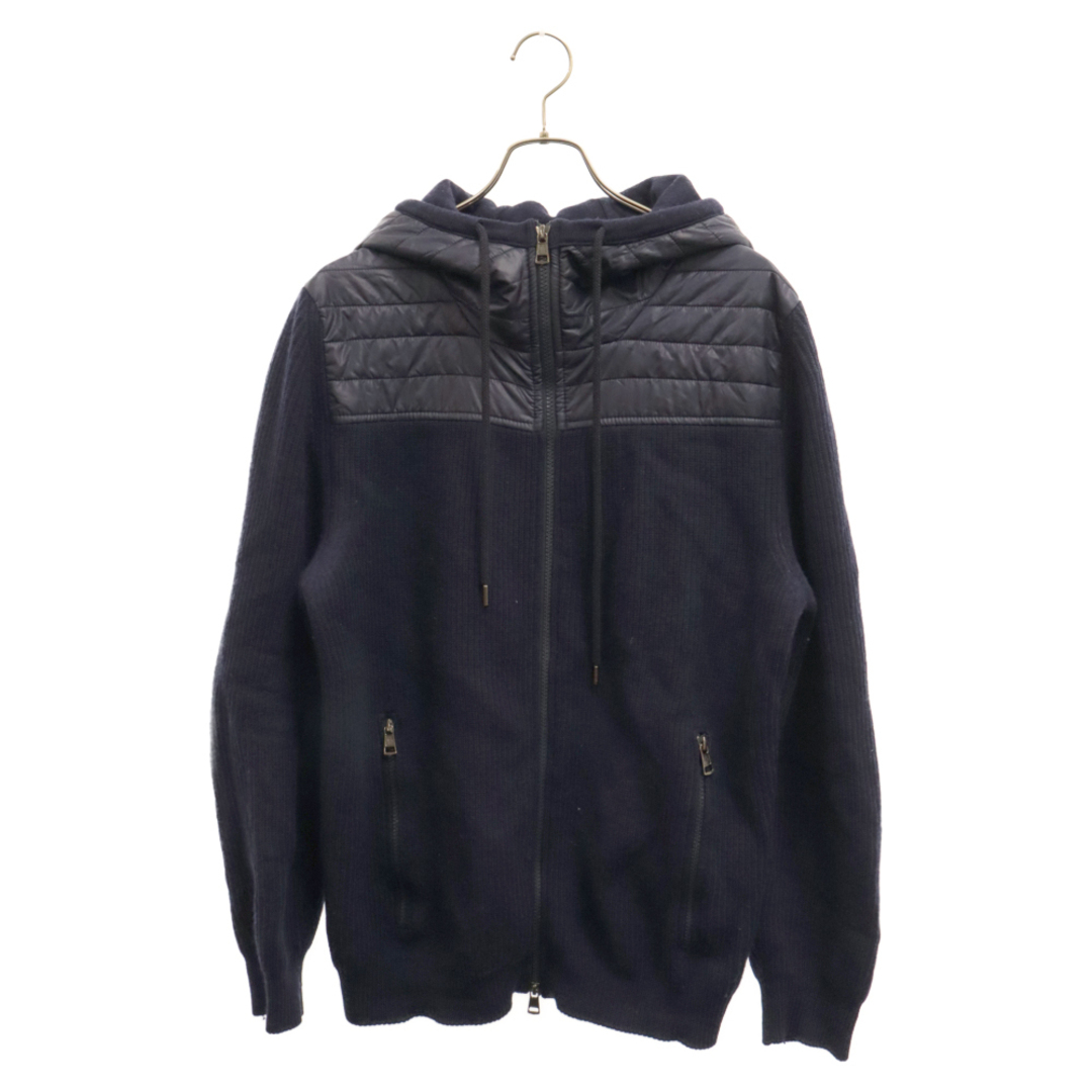 MONCLER(モンクレール)のMONCLER モンクレール MAGLIA TRICOT CARDIGAN マグリアトリコカーディガン ジップアップパーカー ネイビー メンズのトップス(カーディガン)の商品写真