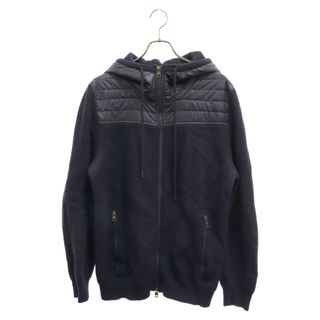 モンクレール(MONCLER)のMONCLER モンクレール MAGLIA TRICOT CARDIGAN マグリアトリコカーディガン ジップアップパーカー ネイビー(カーディガン)