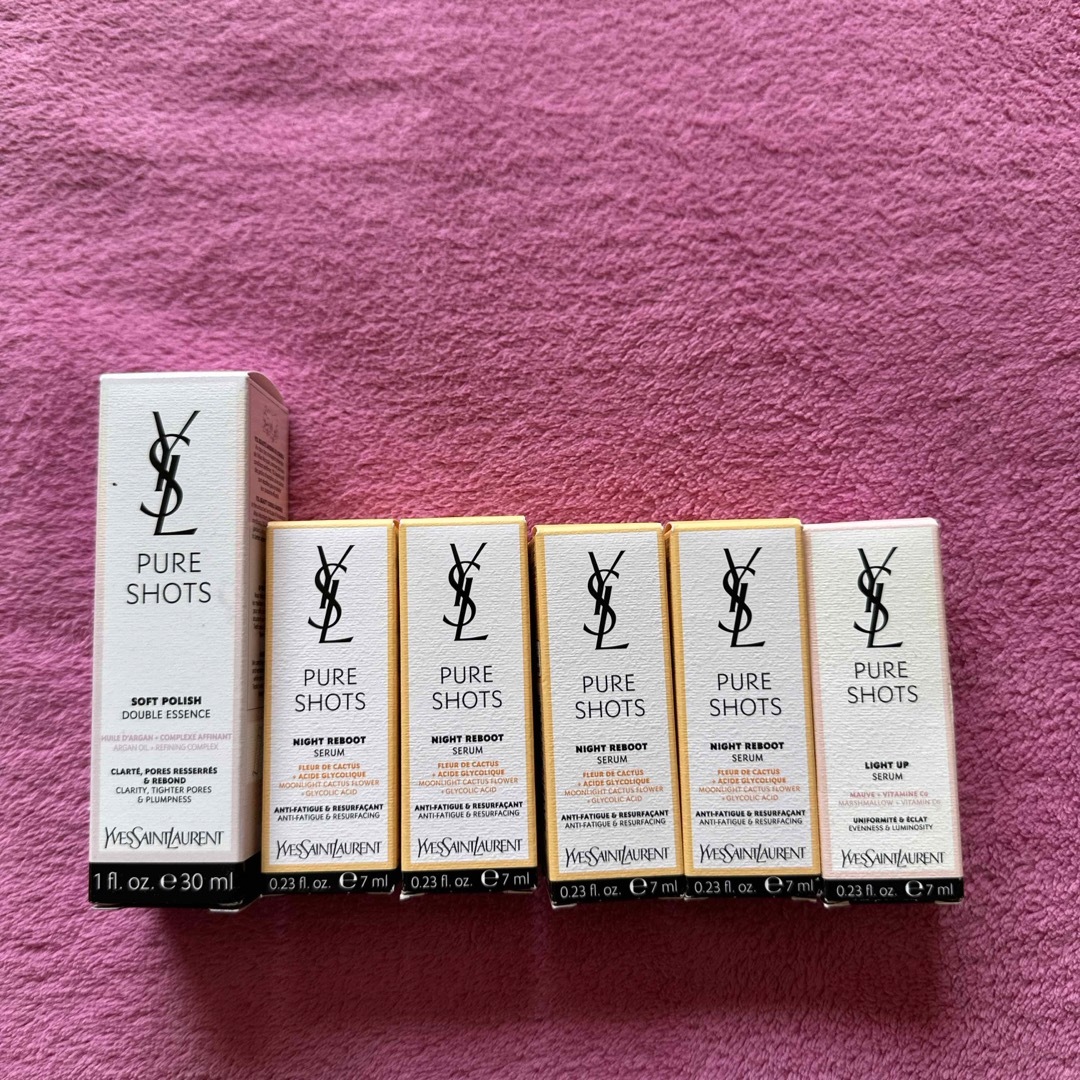 Yves Saint Laurent(イヴサンローラン)のピュアショットセラム　6本セット　サンプル商品 コスメ/美容のキット/セット(サンプル/トライアルキット)の商品写真