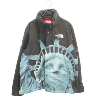 シュプリーム(Supreme)のSUPREME シュプリーム 19AW × THE NORTH FACE Statue Of Liberty Mountain Jacket × ザ ノース フェイス ナイロン マウンテンジャケットパーカー 自由の女神 ブラック NP61902I(マウンテンパーカー)