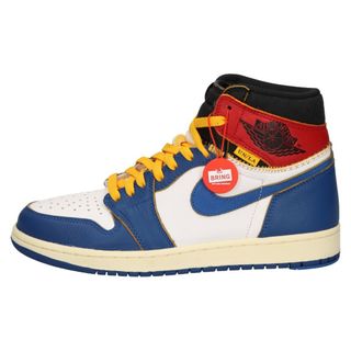 ナイキ(NIKE)のNIKE ナイキ  × UNION AIR JORDAN 1 RETRO HI NRG BV1300-146 ユニオン エアジョーダン1ハイカットスニーカー US9.5/27.5cm(スニーカー)