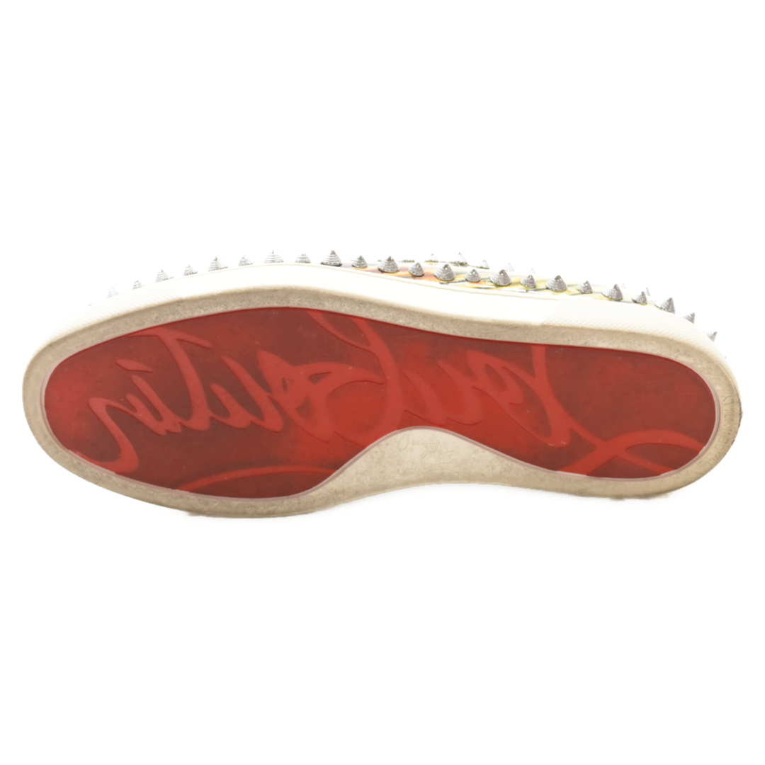 Christian Louboutin(クリスチャンルブタン)のCHRISTIAN LOUBOUTIN クリスチャンルブタン PIK BOAT ピックボート スタッズ エナメル パテント レザー ローカットスニーカー スリッポン マルチ レディースの靴/シューズ(スニーカー)の商品写真