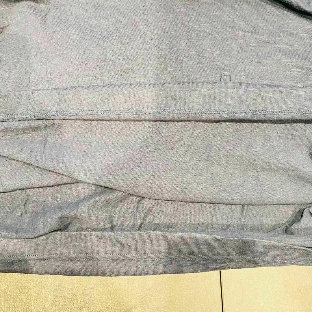 しまむら(シマムラ)のしまむら　綿100% 大きめ　ビックシルエット　Tシャツ　シンプルコーデ　黒 レディースのトップス(Tシャツ(半袖/袖なし))の商品写真