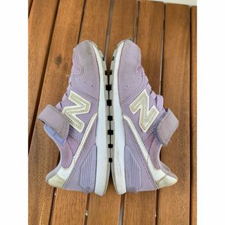 ニューバランス(New Balance)のニューバランス　スニーカー　パープル　女の子　18(スニーカー)