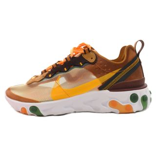 ナイキ(NIKE)のNIKE ナイキ REACT ELEMENT 87 リアクトエレメント 87 ローカットスニーカーシューズ ブラウン/オレンジ US8.5 CJ6897-113(スニーカー)