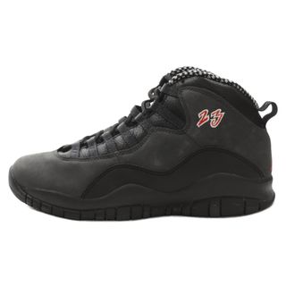 ナイキ(NIKE)のNIKE ナイキ 07年製 AIR JORDAN 10 COUNTDOWN PACK ジョーダン10 カウントダウンパック ハイカットスニーカー ブラック 310805-061 US8.5(スニーカー)