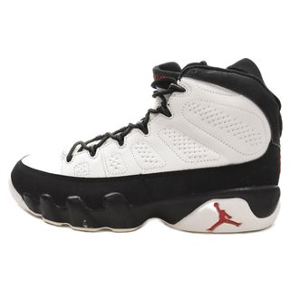 ナイキ(NIKE)のNIKE ナイキ 観賞用 AIR JORDAN 9 エアジョーダン ハイカット スニーカー ホワイト US8.5/26.5cm 302370‐101(スニーカー)