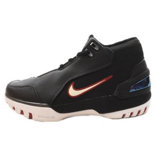 ナイキ(NIKE)のNIKE ナイキ 観賞用 AIR ZOOM GENERATION LEBRON JAMES エア ズーム ジェネレイション ハイカット スニーカー ブラック US8.5/26.5cm 308214‐011(スニーカー)