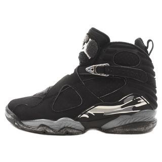 ナイキ(NIKE)のNIKE ナイキ 観賞用 03年製 AIR JORDAN 8 RETRO エアジョーダンエイト ハイカットスニーカー ブラック US8.5/26.5cm 305381‐001(スニーカー)