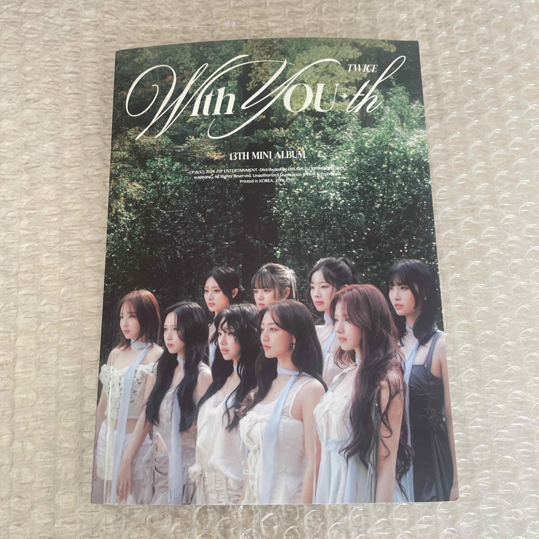 TWICE - TWICE直筆サイン入り アメリカ版『With You-th』の通販 TWICE - TWICE直筆サイン入り アメリカ版『With You-th』の通販