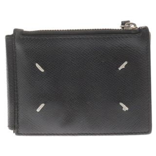 Maison Martin Margiela - Maison Margiela メゾンマルジェラ MONEY CLIP WALLET SA1UI0018 マネークリップウォレット 二つ折りレザー財布 ブラック