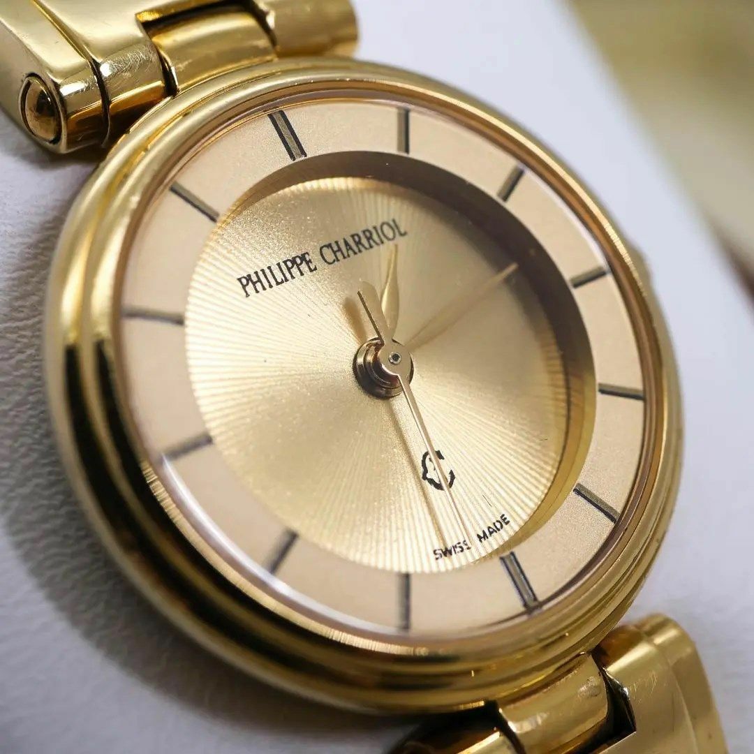 CHARRIOL(シャリオール)の◆美品 稼働  フィリップ・シャリオール 腕時計 スイス製 レディース c レディースのファッション小物(腕時計)の商品写真