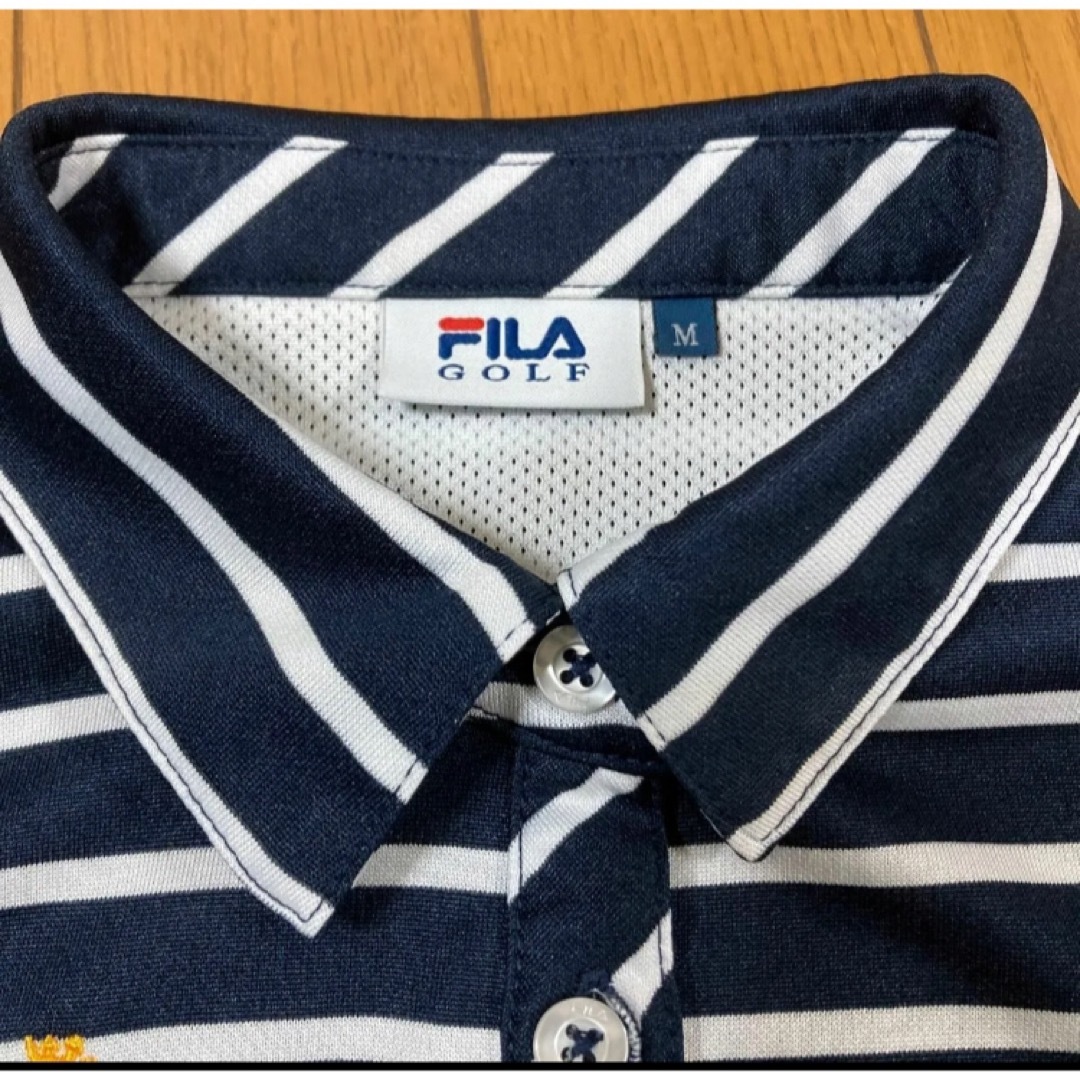 FILA(フィラ)のFIRA GOLF フィラゴルフ　半袖ゴルフシャツ　M レディースゴルフウェア　 スポーツ/アウトドアのゴルフ(ウエア)の商品写真