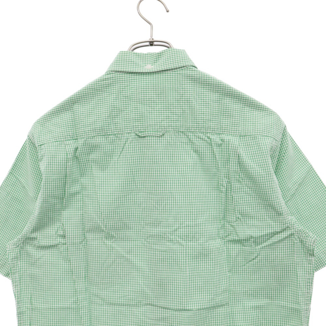 Supreme(シュプリーム)のSUPREME シュプリーム 11SS Gingham Shirt ギンガムチェック柄ボタンダウン半袖シャツ グリーン メンズのトップス(シャツ)の商品写真