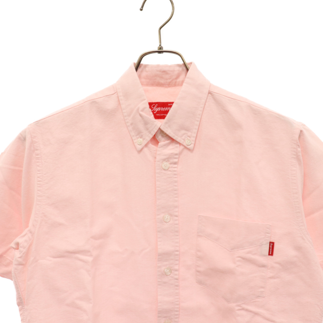 Supreme(シュプリーム)のSUPREME シュプリーム ピンク Oxford S/S Shirt オックスフォード ボタンダウン 半袖シャツ メンズのトップス(シャツ)の商品写真