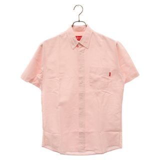 シュプリーム(Supreme)のSUPREME シュプリーム ピンク Oxford S/S Shirt オックスフォード ボタンダウン 半袖シャツ(シャツ)