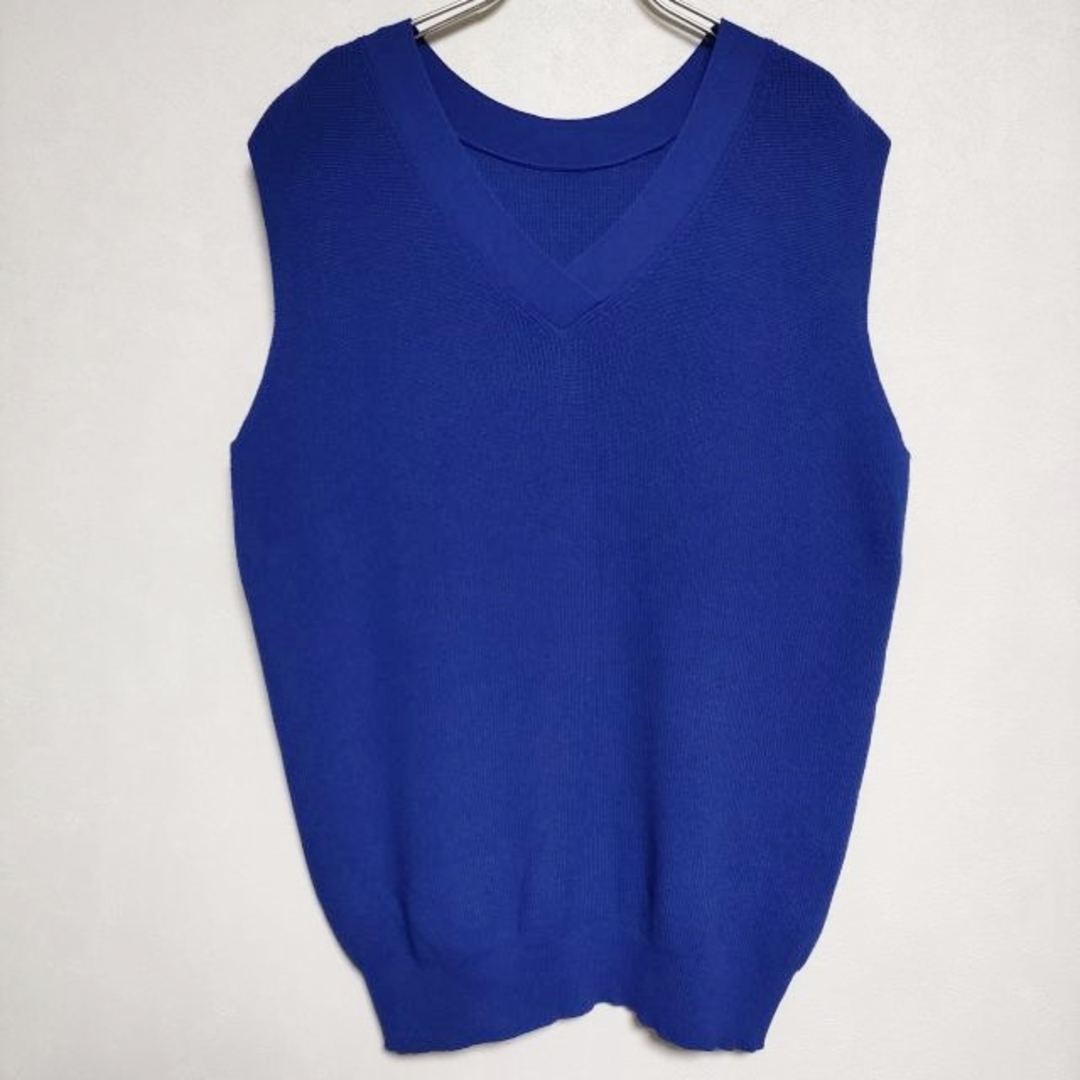 L'Appartement Knit 2Way Vest 定価26400円 Deuxieme Classe ベスト 22SS ブルー メンズ アパルトモン【中古】4-0415M∞ メンズのトップス(ベスト)の商品写真