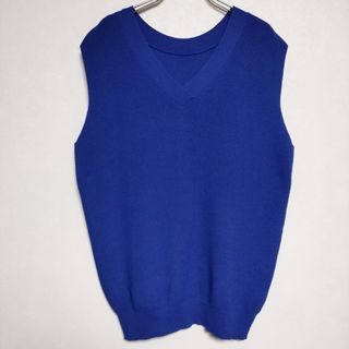 L'Appartement Knit 2Way Vest 定価26400円 Deuxieme Classe ベスト 22SS ブルー メンズ アパルトモン【中古】4-0415M∞(ベスト)