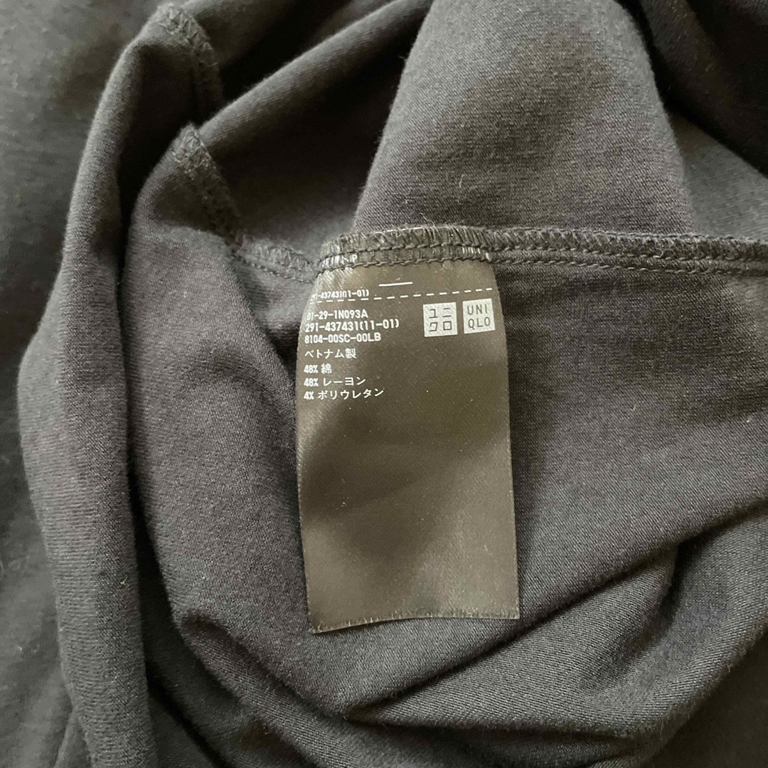 UNIQLO(ユニクロ)のユニクロコラボワンピース　サイズXL ブラック レディースのワンピース(ロングワンピース/マキシワンピース)の商品写真