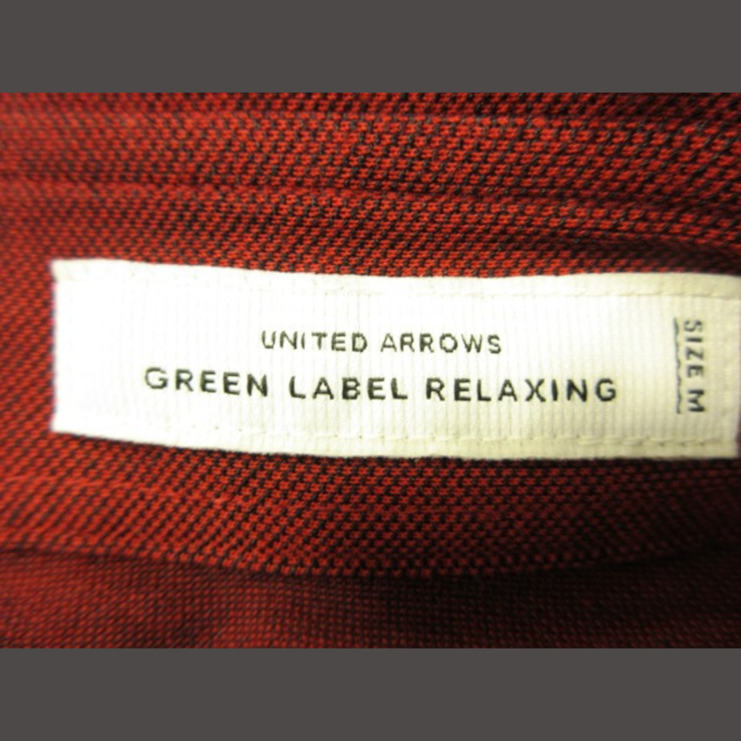 UNITED ARROWS green label relaxing(ユナイテッドアローズグリーンレーベルリラクシング)のgreen label relaxing ポロシャツ 半袖 レッド M   メンズのトップス(ポロシャツ)の商品写真