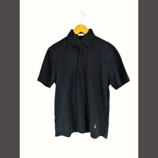ギローバー(GUY ROVER)のGUY ROVER ポロシャツ  半袖 ボタン ワンポイント シンプル 黒 (ポロシャツ)