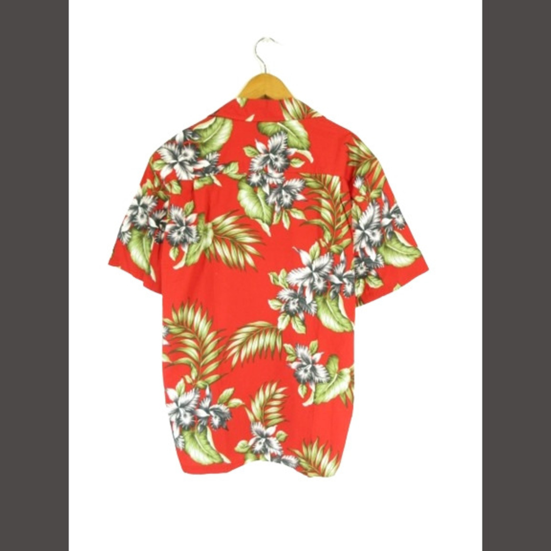 other(アザー)のALOHA REPUBLIC シャツ 開襟 アロハ  花柄 レッド系 M  メンズのトップス(シャツ)の商品写真