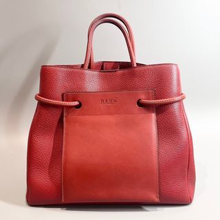 デルヴォー(DELVAUX)の美品 DELVAUX デルボー レザー ハンドバッグ(ハンドバッグ)