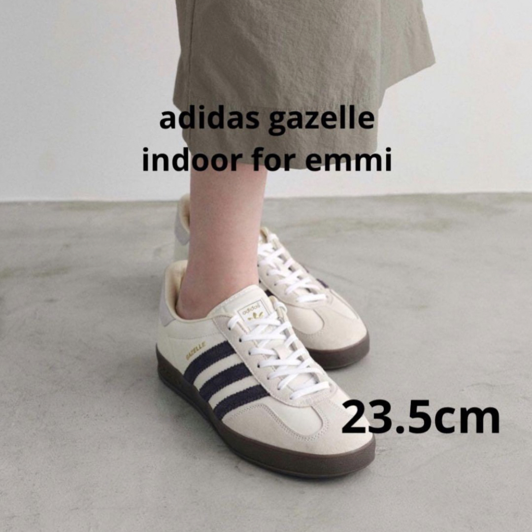 adidas(アディダス)のadidas gazelle indoor for emmi 23.5cm レディースの靴/シューズ(スニーカー)の商品写真