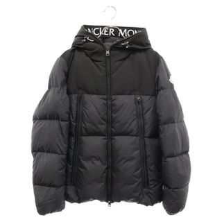 モンクレール(MONCLER)のMONCLER モンクレール 18AW MONTCLAR GIUBBOTTO D20914132085 モンクラー ロゴ刺繍ナイロンフーデットダウンジャケット ダウンパーカーブラック(ダウンジャケット)