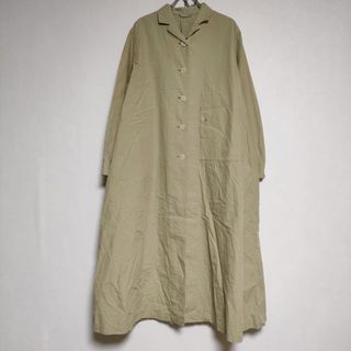 アーツアンドサイエンス(ARTS&SCIENCE)のARTS&SCIENCE コットン 081-L190-060 ショップ コート カーキ レディース アーツ&サイエンス【中古】4-0415M∞(その他)