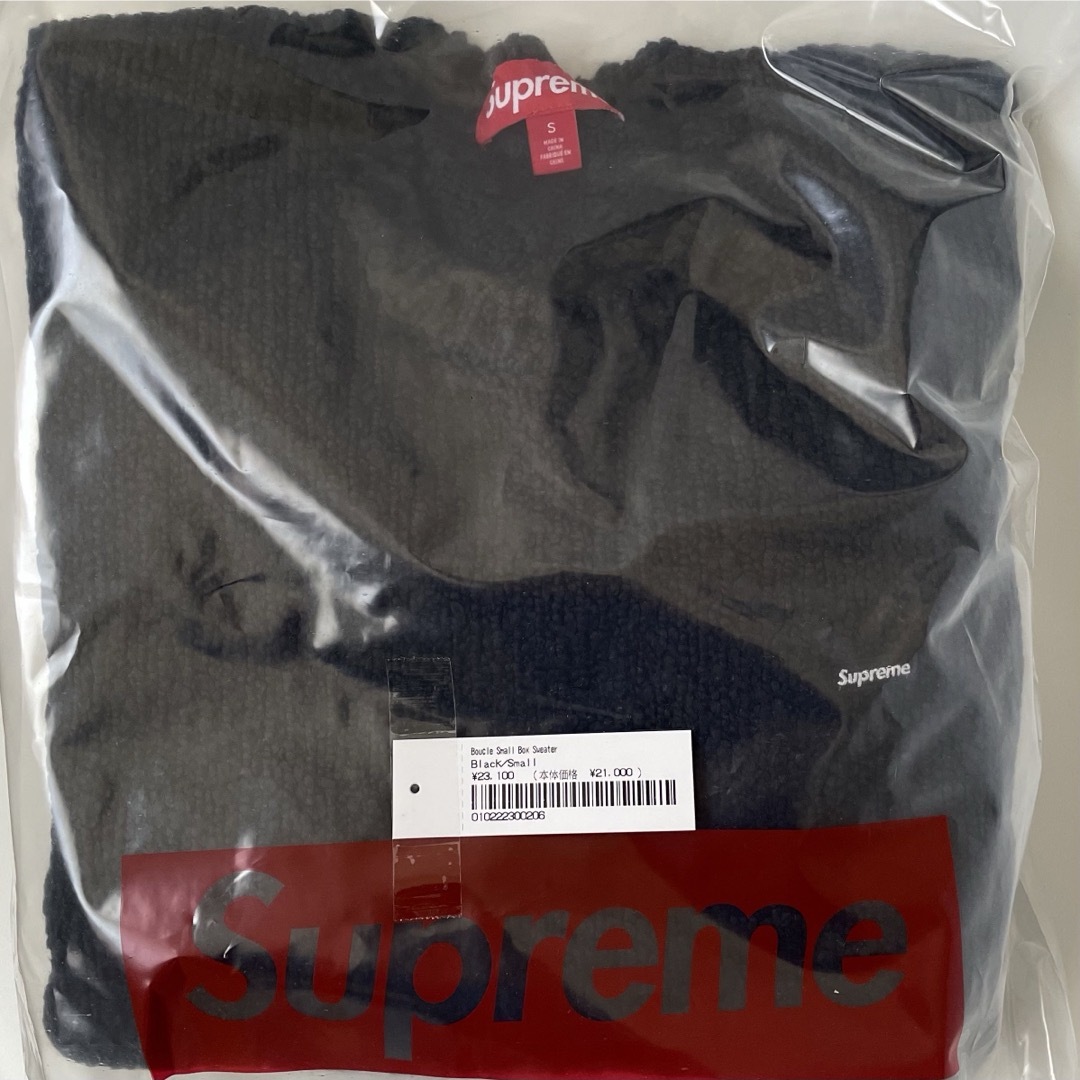 Supreme(シュプリーム)のSupreme Bouclé Small Box Sweater "Black メンズのトップス(ニット/セーター)の商品写真