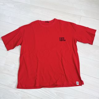 GU - Tシャツ 半袖 赤 夏 GU ジーユー メンズ Mサイズ トップス