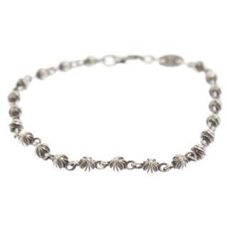 クロムハーツ(Chrome Hearts)のCHROME HEARTS クロムハーツ TINY CROSS BALL BEADED BRACELET タイニークロスボールブレスレット シルバー(ブレスレット)