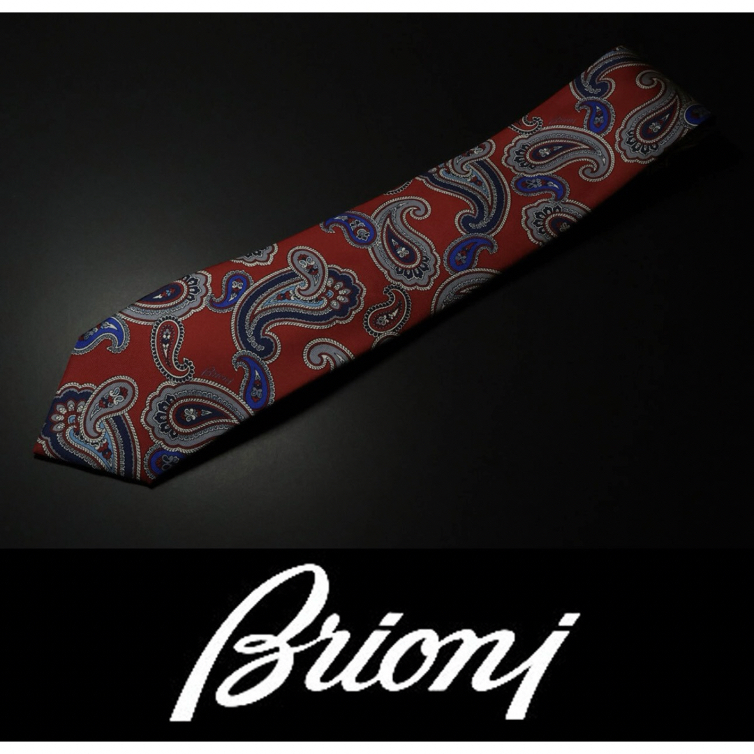 Brioni(ブリオーニ)の9632◆Brioniブリオーニ◆最高級ネクタイ◆定価33,000円◆剣先幅8㎝ メンズのファッション小物(ネクタイ)の商品写真