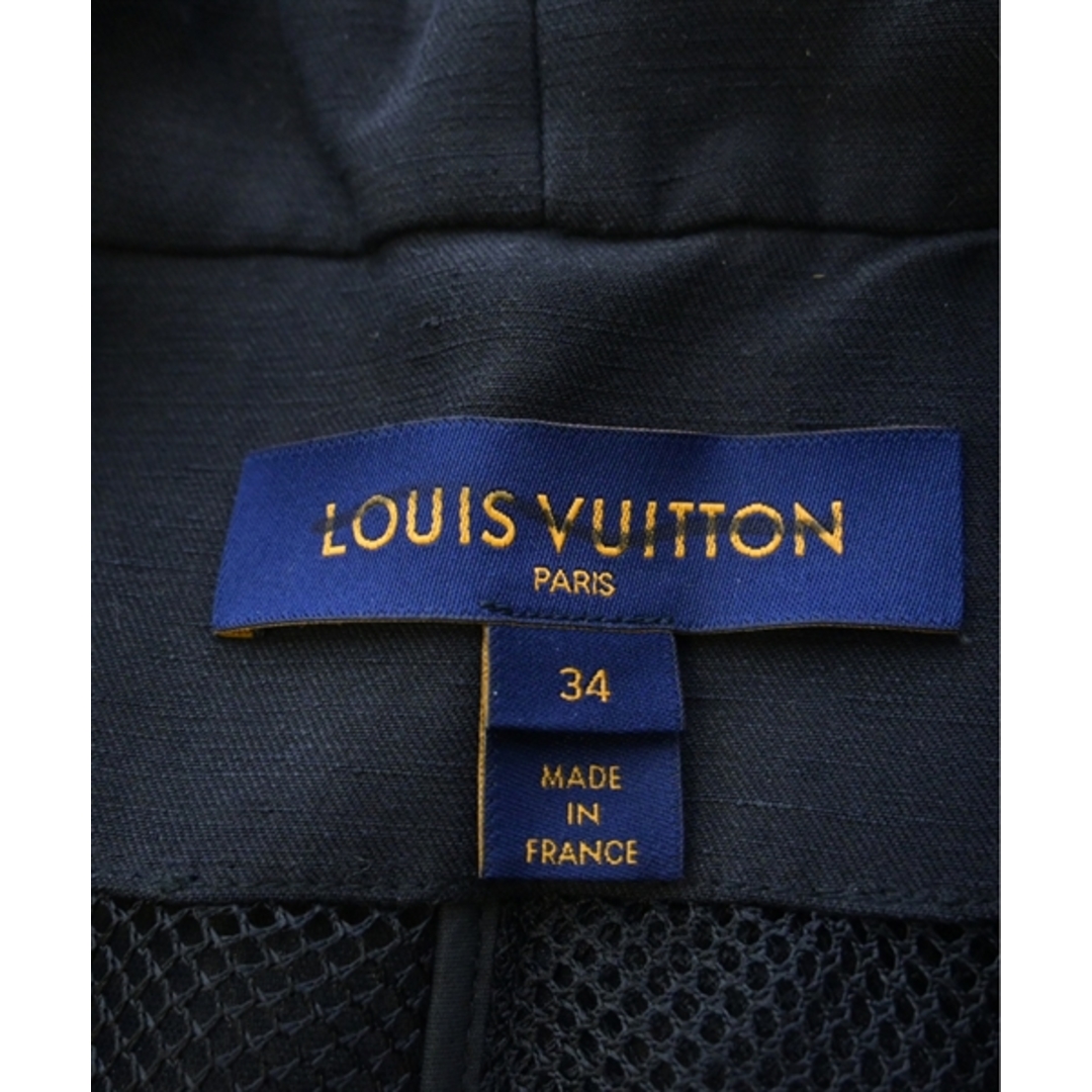 LOUIS VUITTON(ルイヴィトン)のLOUIS VUITTON カジュアルジャケット 34(XS位) 黒 【古着】【中古】 レディースのジャケット/アウター(テーラードジャケット)の商品写真