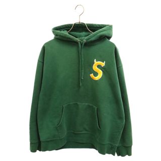 シュプリーム(Supreme)のSUPREME シュプリーム 22AW S Logo Hooded Sweatshirt Dark Green Sロゴフーデッドスウェットプルオーバーフーディ パーカー グリーン(パーカー)