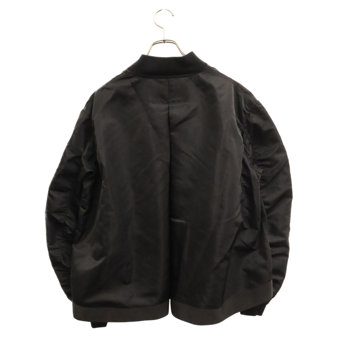 sacai(サカイ)のSacai サカイ MA-1 Blouson フライトジャケット ブルゾン SCW-001 ブラック メンズのジャケット/アウター(ブルゾン)の商品写真