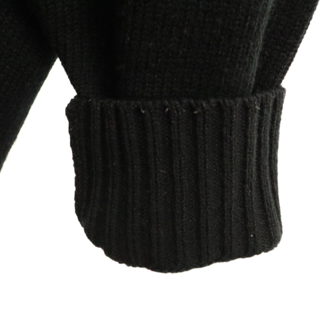 DIESEL(ディーゼル)のDIESEL ディーゼル フロント ビッグロゴ ニットセーター ブラック メンズのトップス(ニット/セーター)の商品写真