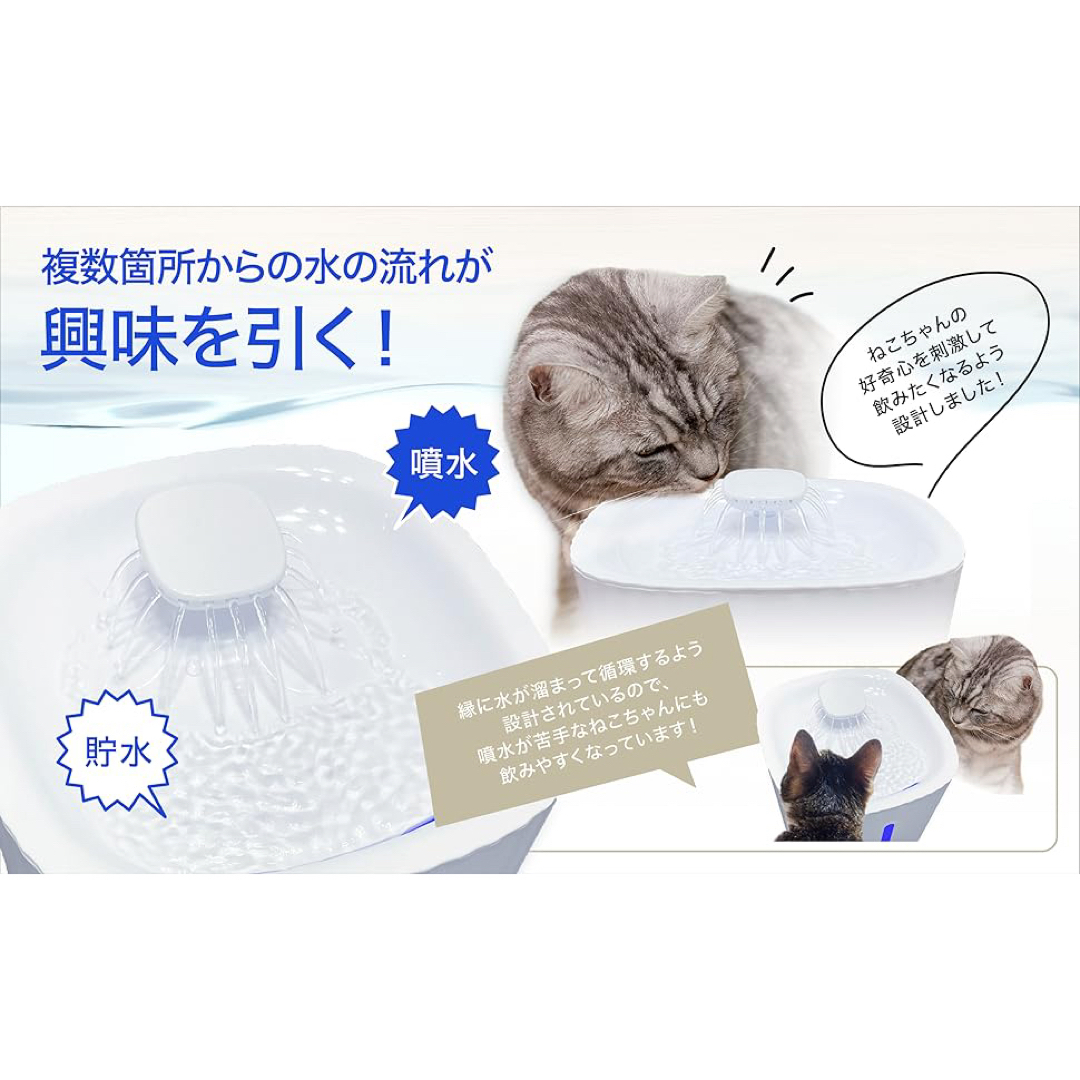 【獣医師 監修】❗️フィルター 3ヶ月分ペット用 自動給水器 猫 ＆ 犬 活性炭 その他のペット用品(小動物)の商品写真