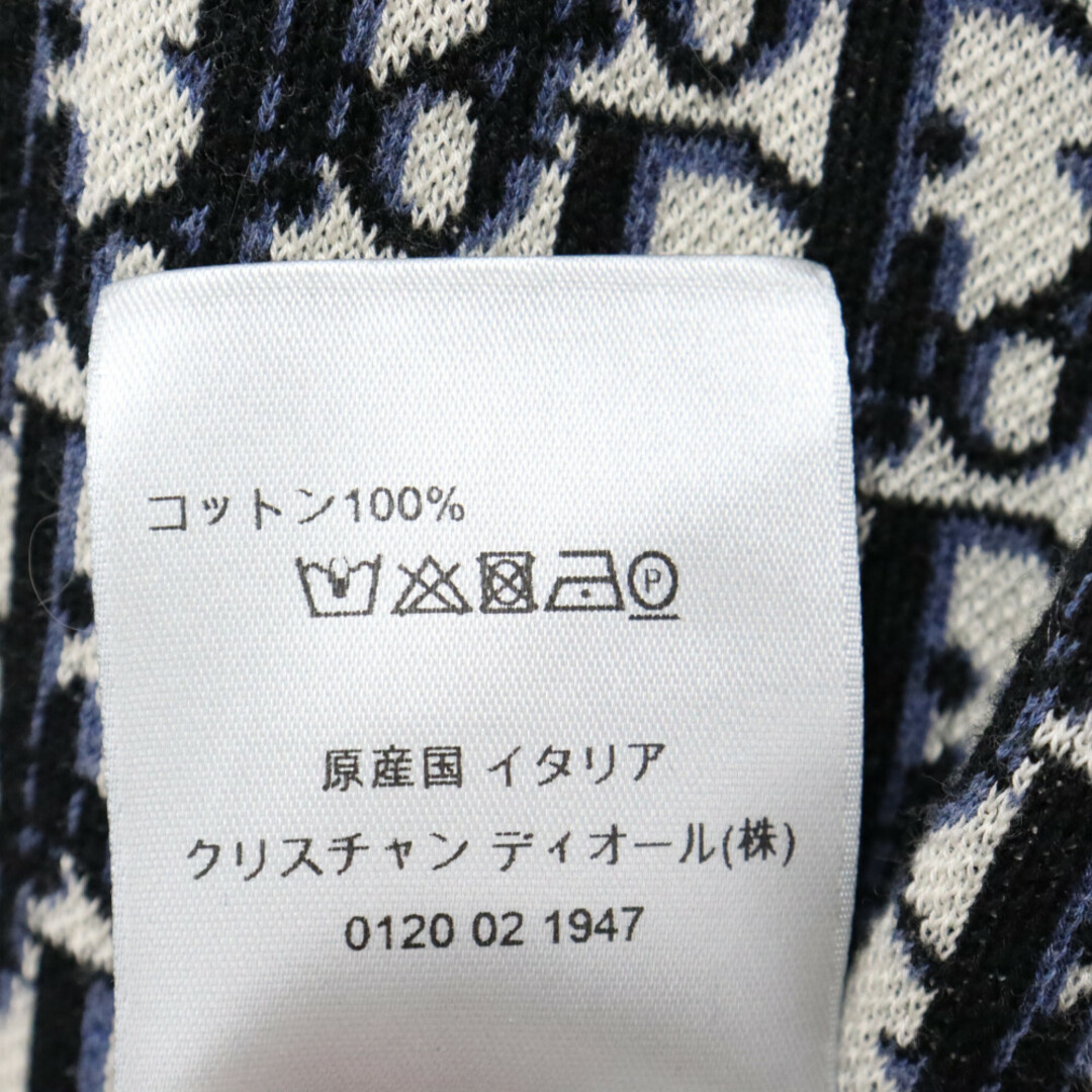 Dior(ディオール)のDIOR ディオール 20SS Oblique Overshirt オブリークジャガード ニット長袖シャツ ネイビー 023M550AT099 メンズのトップス(シャツ)の商品写真