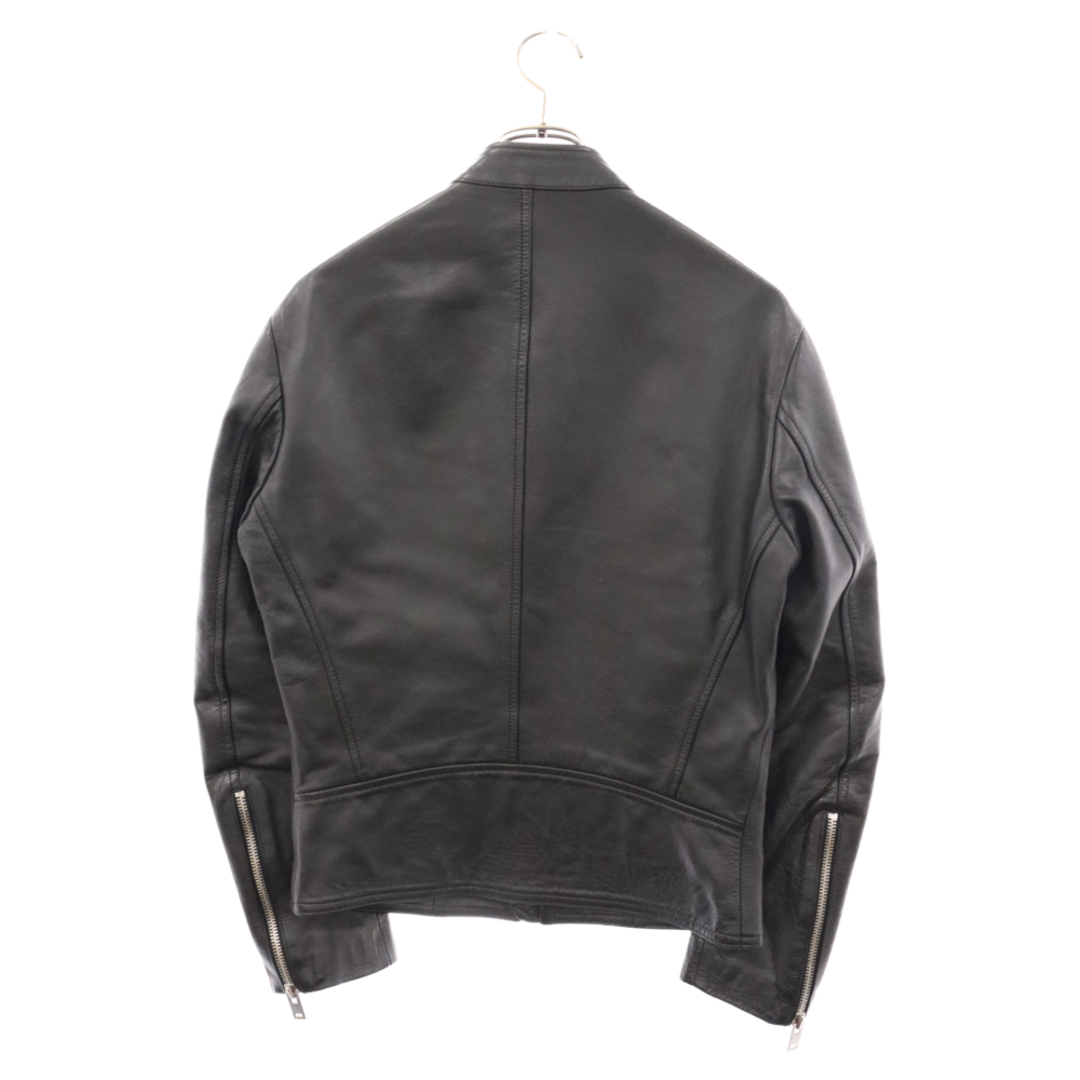 Maison Martin Margiela(マルタンマルジェラ)のMartin Margiela マルタンマルジェラ 15AW 5ZIP LEATHER JACKET 八の字シングルライダースレザージャケット S30AM0322 SX9007 ブラック メンズのジャケット/アウター(ライダースジャケット)の商品写真