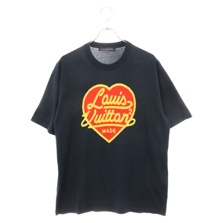ルイヴィトン(LOUIS VUITTON)のLOUIS VUITTON ルイヴィトン 22SS×NIGO Intarsia Heart Knit インタルシア ハート ニット RM221 JN5 HMN01W ネイビー(Tシャツ/カットソー(半袖/袖なし))
