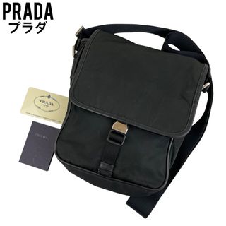 プラダ(PRADA)の✨美品　PRADA プラダ　ショルダーバッグ　メッセンジャー　ブラック　斜め掛け(ショルダーバッグ)