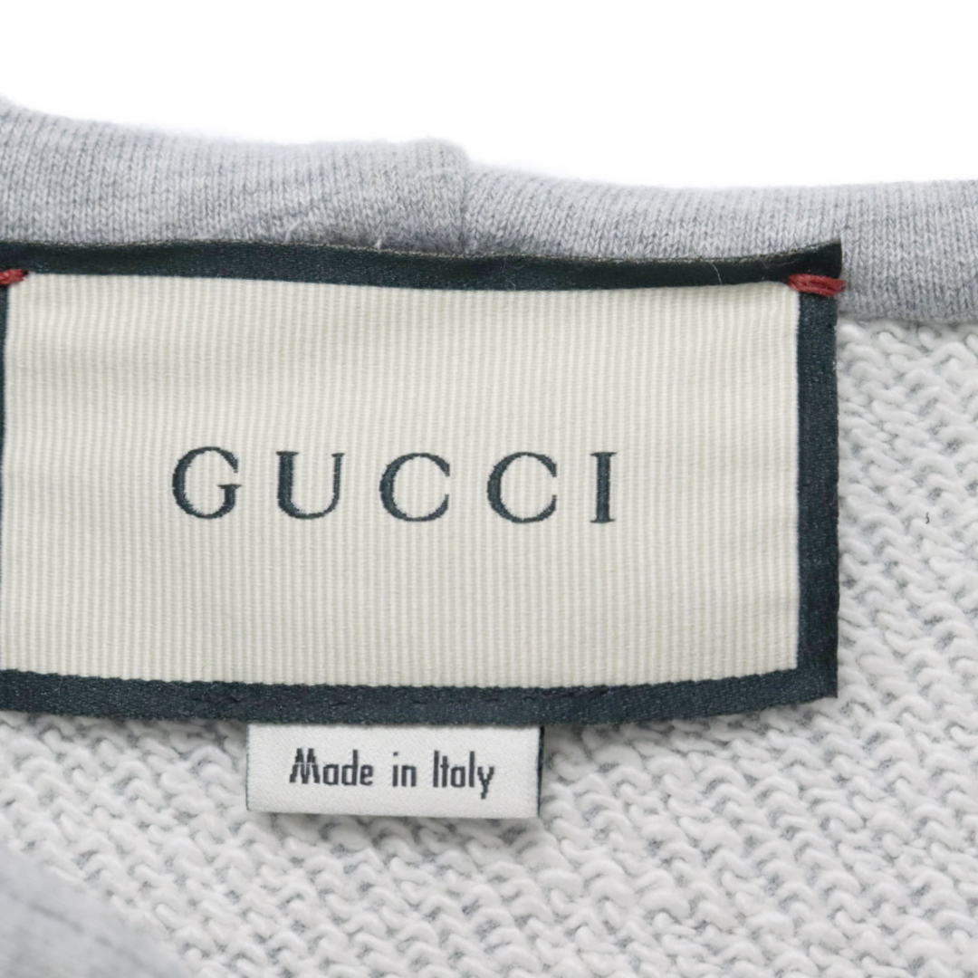 Gucci(グッチ)のGUCCI グッチ テクニカルライン ジップアップパーカー 497250 X9197 グレー メンズのトップス(パーカー)の商品写真