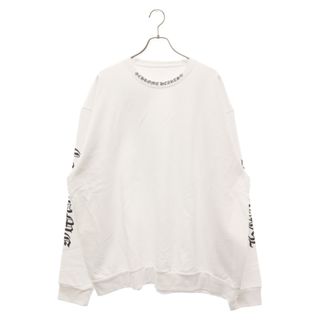 CHROME HEARTS クロムハーツ SWTSHRT PLVR ネックロゴプリントクルーネックスウェットトレーナー