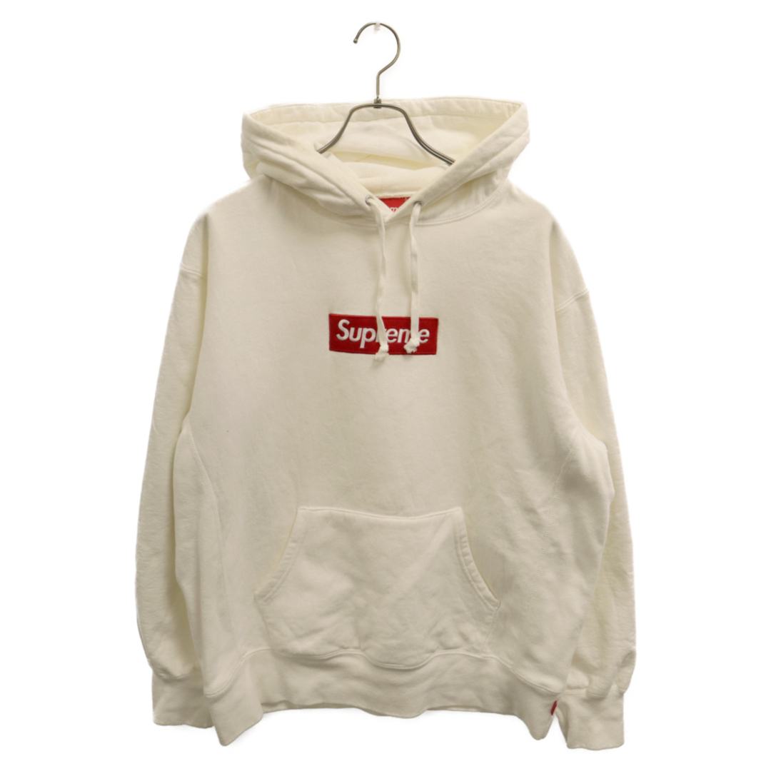 Supreme(シュプリーム)のSUPREME シュプリーム 21AW Box Logo Hooded Sweatshirt White ボックスロゴ スウェットプルオーバーパーカー ホワイト メンズのトップス(パーカー)の商品写真