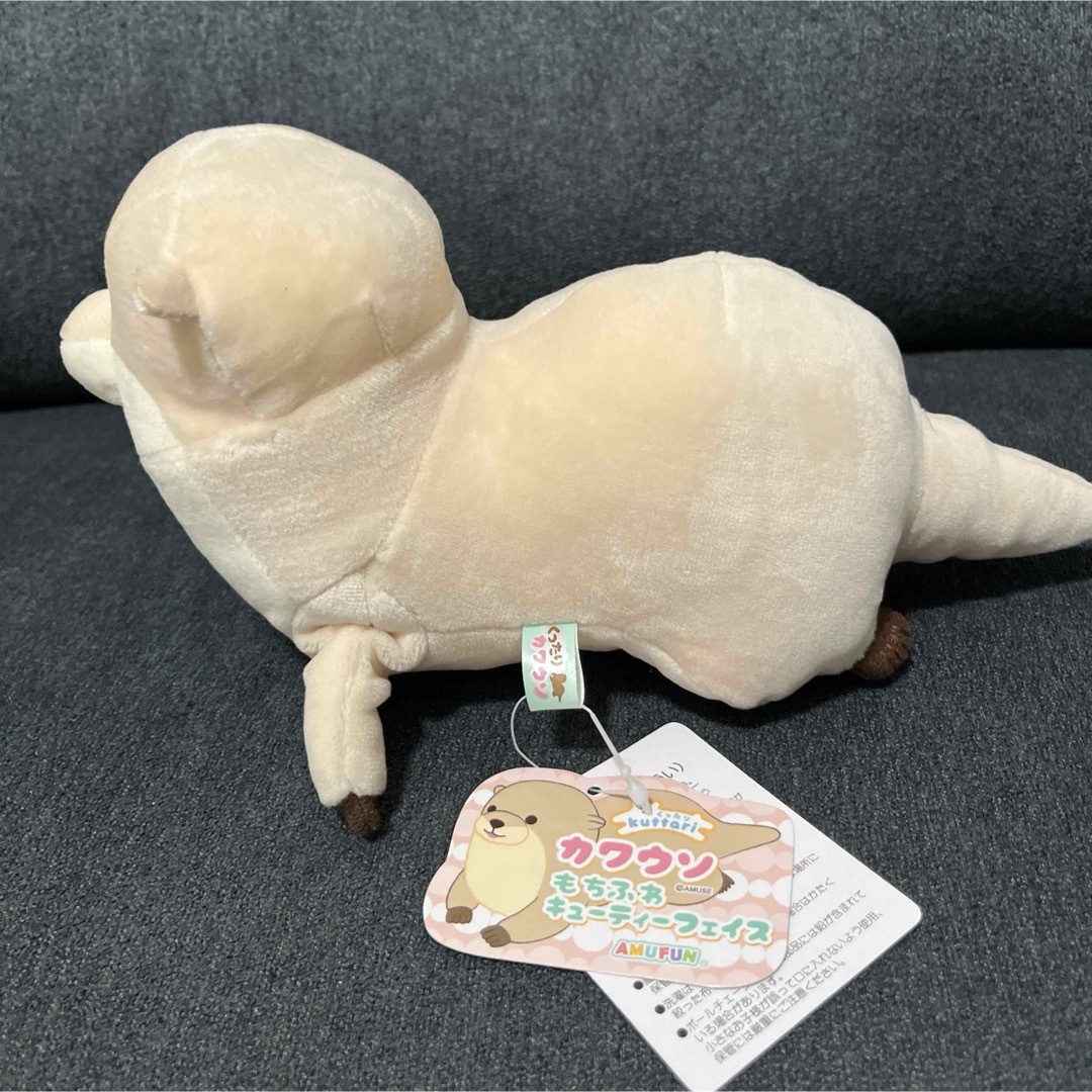 ★新品未使用品★くったりカワウソ　もちふわキューティーフェイス　STぬいぐるみ エンタメ/ホビーのおもちゃ/ぬいぐるみ(ぬいぐるみ)の商品写真